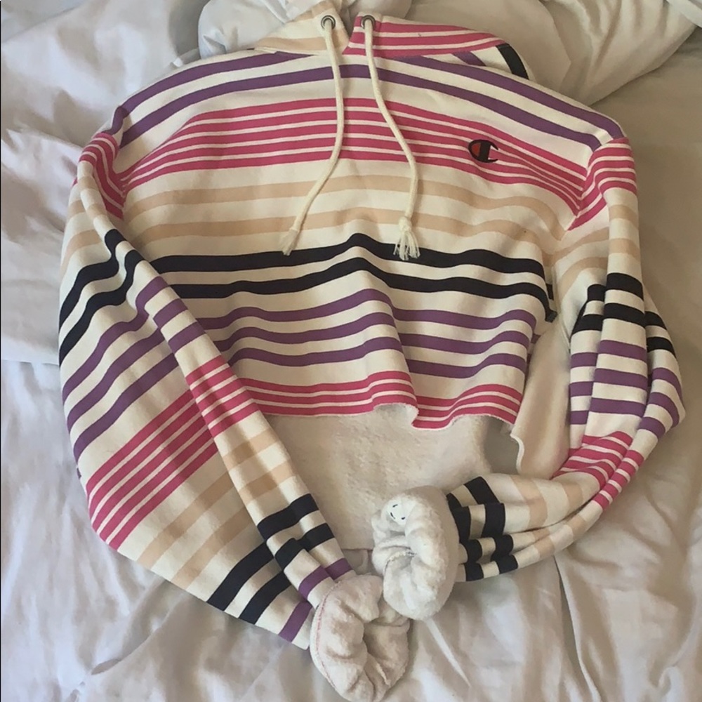 Champion cropped hoodie